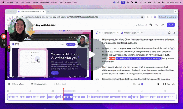 Video: Editing a Loom